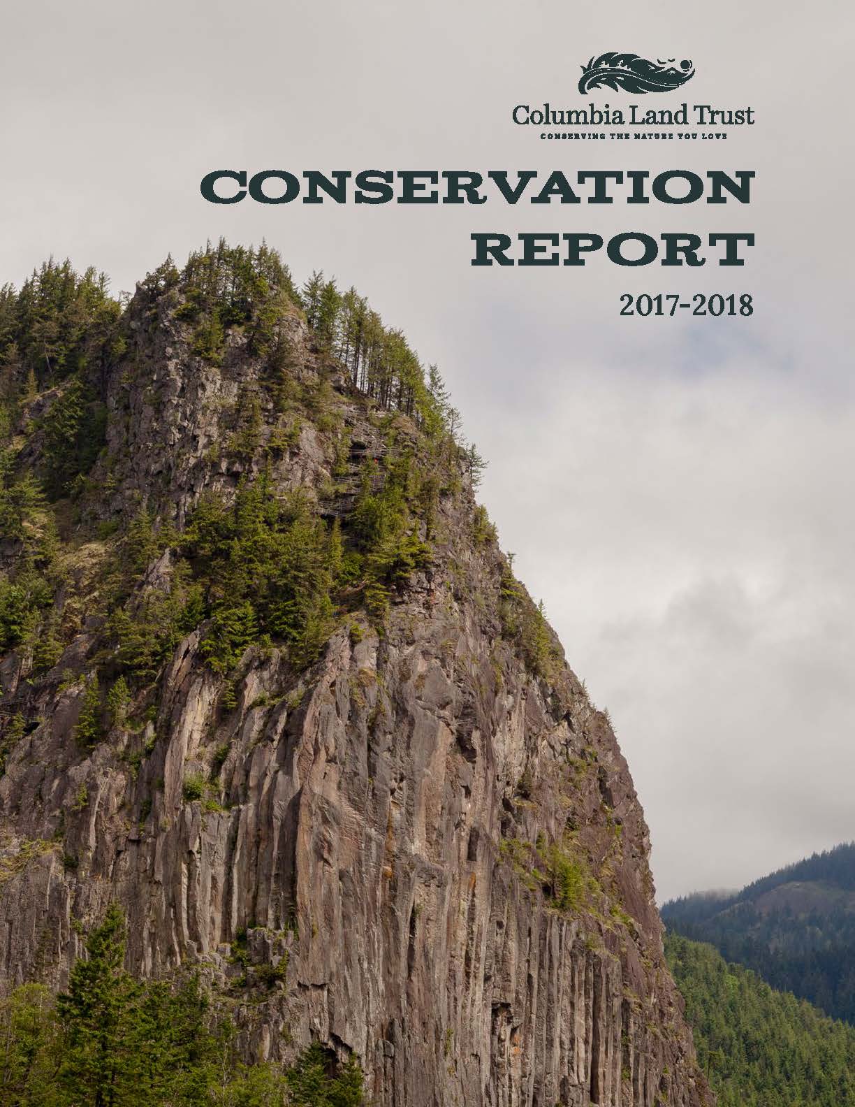 Conservation Report: 2017-2018 - Columbia Land Trust